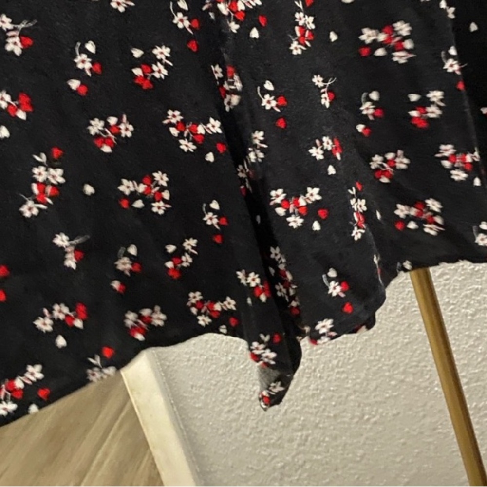 Torrid Black Romper with Floral Accents - Picture 11 of 12